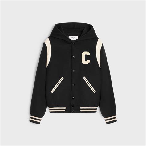 celine black denim jacket